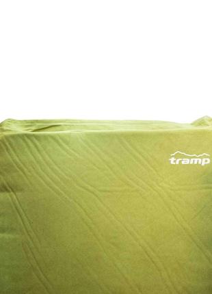 Самонадувний туристичний килимок tramp comfort з можливістю зістібання olive 190х65х7 utri-0096 фото