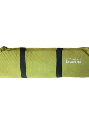 Самонадувний туристичний килимок tramp comfort з можливістю зістібання olive 190х65х7 utri-0092 фото