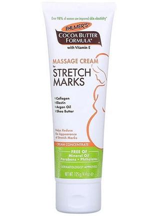 Массажный крем от растяжек palmer's cocoa butter formula massage cream for stret