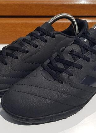Бутси сороконожки adidas goletto trainers black/black 39р4 фото