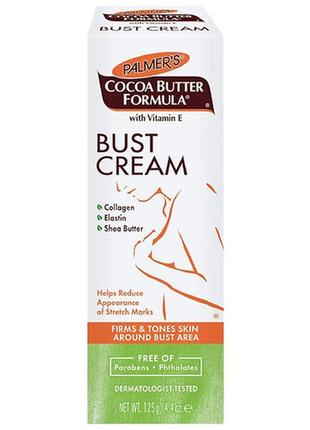 Зволожуючий крем для грудей palmer's cocoa butter formula bust cream1 фото