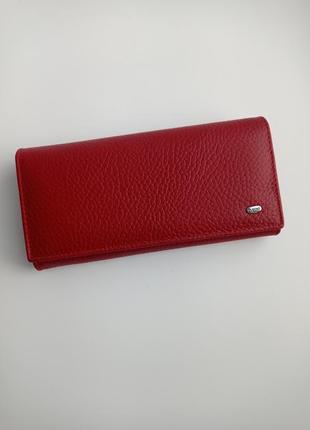Жіночий шкіряний гаманець на магнітах3 фото