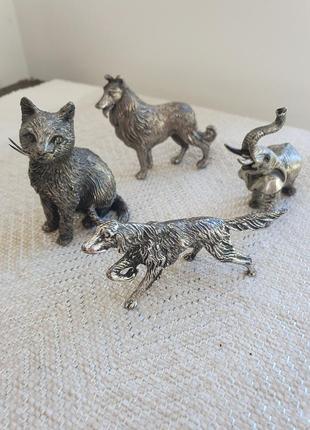 Серебряные фигурки статуэтки