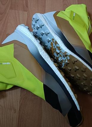 Кросівки оригінальні бігові, трейл, хайкінг adidas terrex agravic tech pro black yellow (g55455)3 фото