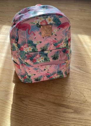 Рюкзак молодежный с фламинго3 фото