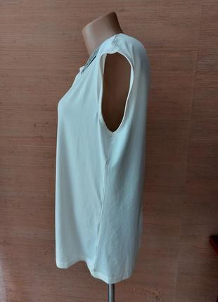 💜💙💛 очень мягкая изысканная блузка молочного цвета4 фото