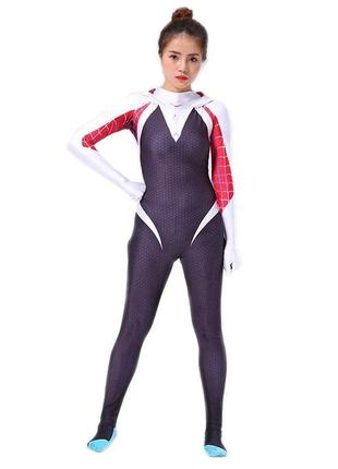 Карнавальный костюм человек паук женщина гвен стейси аниматор до 170 см4 фото