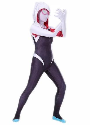 Карнавальный костюм человек паук женщина гвен стейси аниматор до 170 см