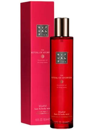 Спрей для волос и тела rituals the ritual of ayurveda body mist