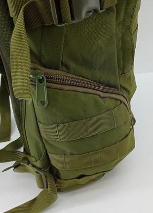 Тактичний рюкзак military армійський рюкзак туристичний на 30 літрів з системою m.o.l.l.e olive9 фото