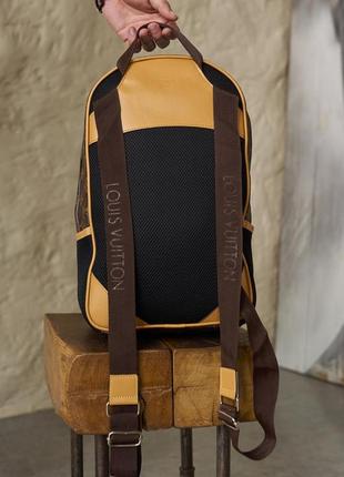 Міський рюкзак шкіряний коричневий6 фото