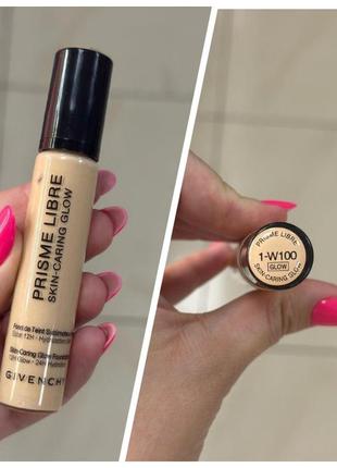 Тональний флюїд givenchy prisme libre skin-caring glow#1w-100