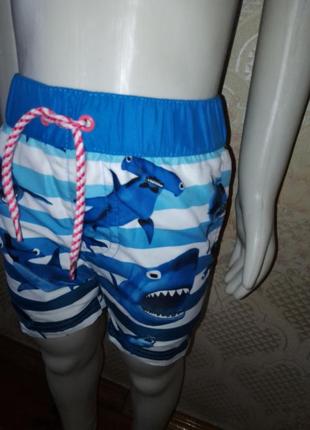 Яркие детские шорты с акулами 🦈 сток4 фото
