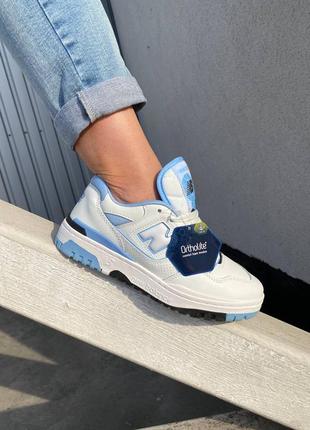 Кроссовки new balance 550 white blue