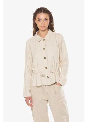 36 / s жіноча блуза блузка сорочка жакет піджак з деталями tom tailor оригінал