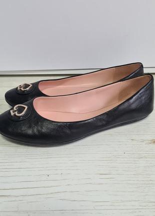 Лешкі шкіряні туфлі балетки kate spade