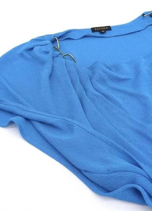 Блуза из вискозы трикотажный топ футболка с цепочками escada трикотажная футболка топ бирюзовая футболка