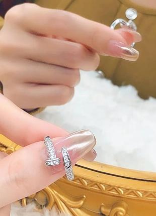 Кольцо💍"гвоздь" cartier 3