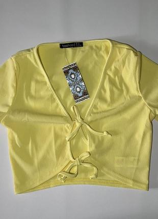 Женский топ на завязках