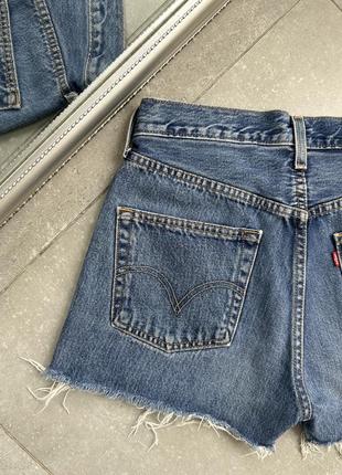 Шорти levi’s 501 з необробленими краями2 фото