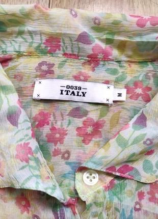 Блуза 0039 italy (100% шёлк), р.s/m3 фото