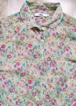 Блуза 0039 italy (100% шёлк), р.s/m2 фото