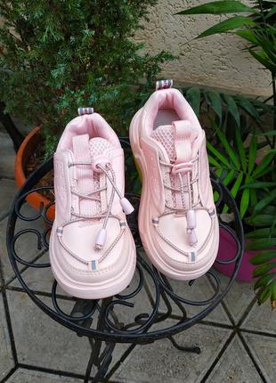 Рожеві кросівки для дівчаток, якість супер