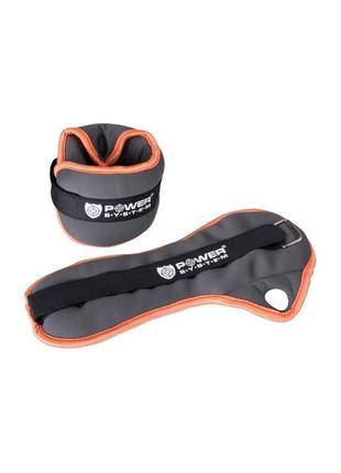 Обважнювачі-манжети для ніг та рук power system ps-4043 wrist weights (2шт.*0.5 kg) (пара)