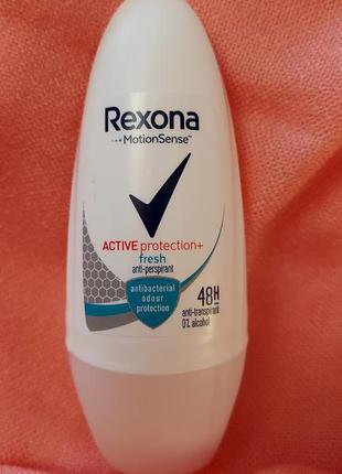 Антиперспирант  кульковий rexona "антибактеріальна свіжість", 48h, 50 мл, новий