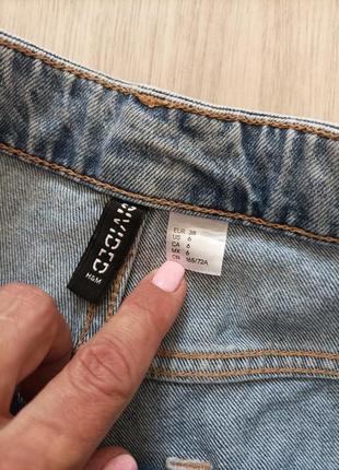 Класні джинсові бермуди h&amp;m, розмір s.6 фото