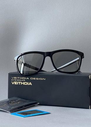 Брендові сонцезахисні окуляри унісекс ретро алюміній фотохромні лінзи7 фото