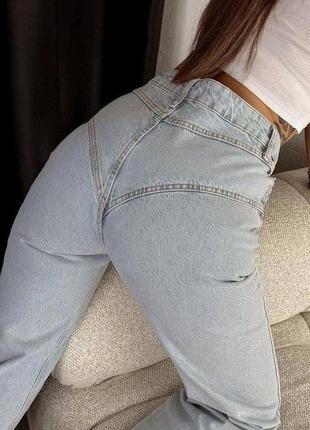 Женские джинсы, Женские джинсы, светлые джинсы, светлые джинсы, прямые джинсы, прямые джинсы,джинсы мом,джинсы палаццо4 фото
