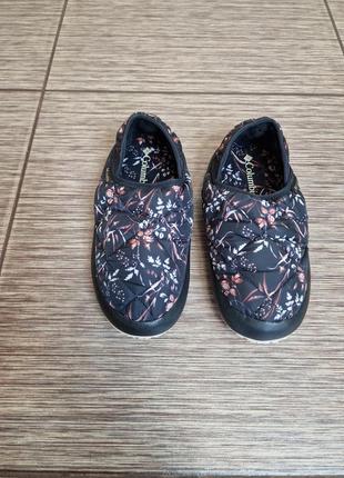 Стильные стеганые тапочки columbia autumn lazy bend moc bl7996