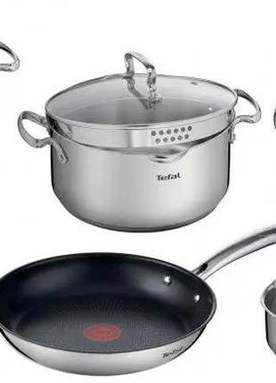 Набір посуду tefal duetto+ 10 предметів (g732sa55)