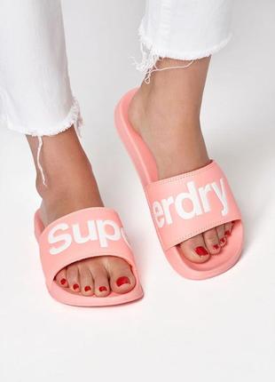 Фирменные пляжные шлепанцы superdry4 фото