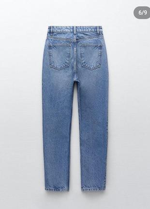 Прямые джинсы мом6 фото