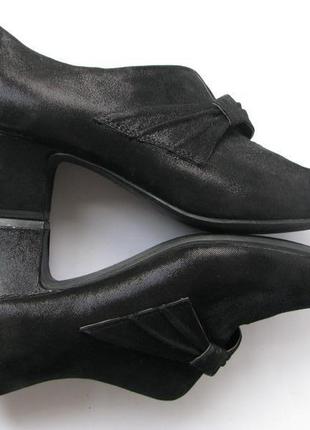 Нарядные кожаные туфли шиммер эффект hotter р.40 англия8 фото