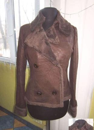 Тёплая женская куртка - косуха avalanche. франция. лот 6751 фото