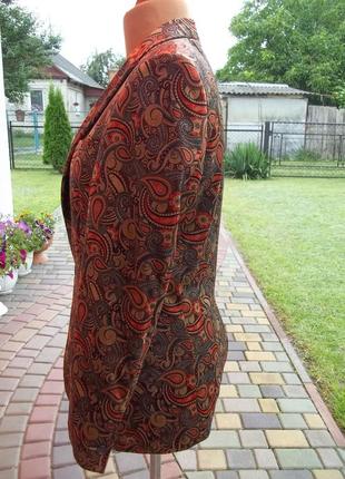 ( s - 46 р ) harry brown бархатный мужской пиджак жакет модный на худенького мужчину новый3 фото