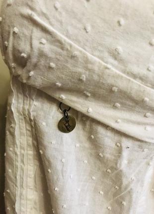 Крутая натуральная брендовая майка блуза разшитая пайетками и камнями на декольте💎6 фото