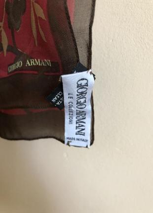 Шелковый шарф платок giorgio armani3 фото