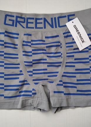 Боксеры мужские greenice бесшовные серый xl\xxl 4631