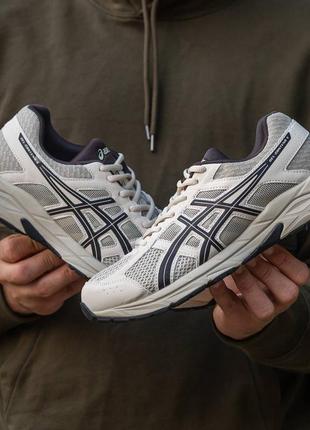 Женские кроссовки asics gel connected 4 beige brown3 фото