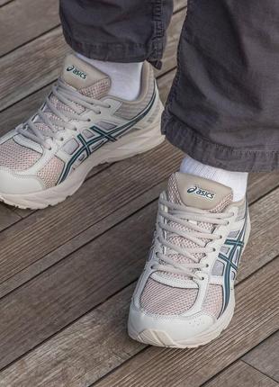 Мужские кроссовки asics gel connected 4 beige2 фото