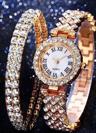 Женские часы cl queen наручные женские часы наручные женские часы часы женские на руку + браслет в подарок6 фото
