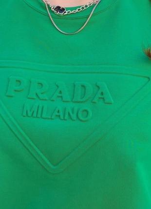 Зелений костюм prada2 фото
