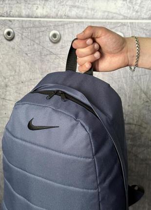 Міський рюкзак синій nike чорне лого9 фото