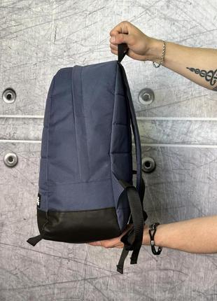 Міський рюкзак синій nike чорне лого8 фото