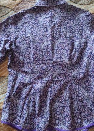 Женская фиолетовая рубашка seidensticker5 фото