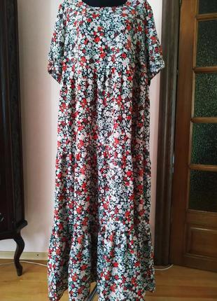 Прекрасное платье миди большого размера yours2 фото